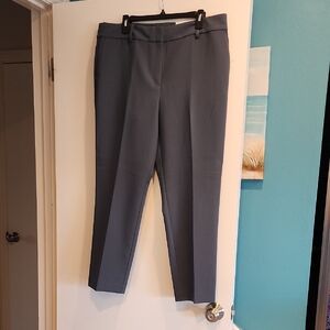Ann Taylor Blue-gray Ankle Pants